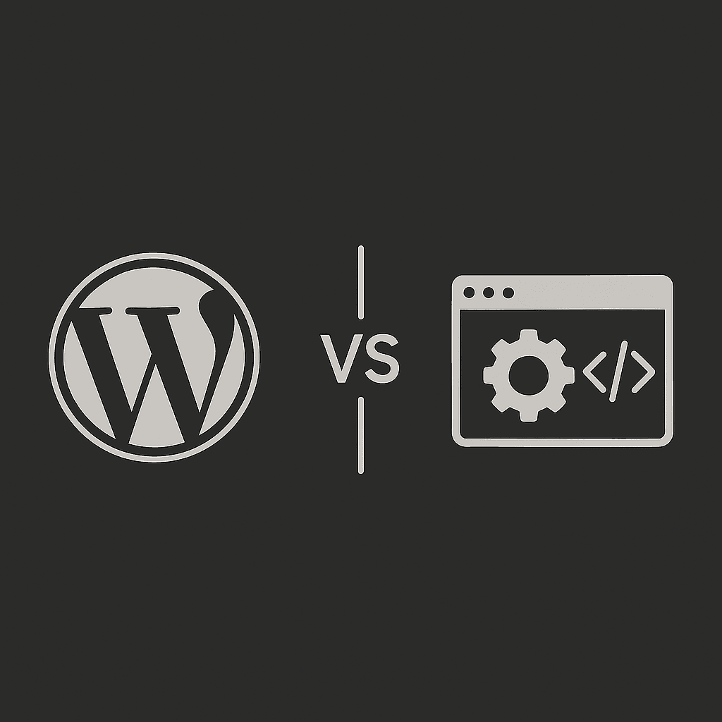 WordPress vs Custom web sajt 2025: Koja opcija je prava za vaš biznis?