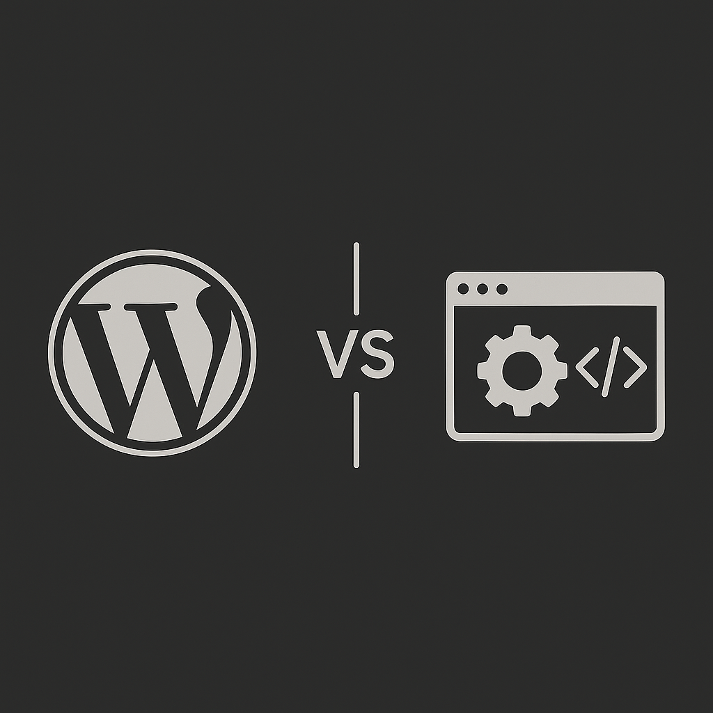 WordPress vs Custom web sajt 2025: Koja opcija je prava za vaš biznis?